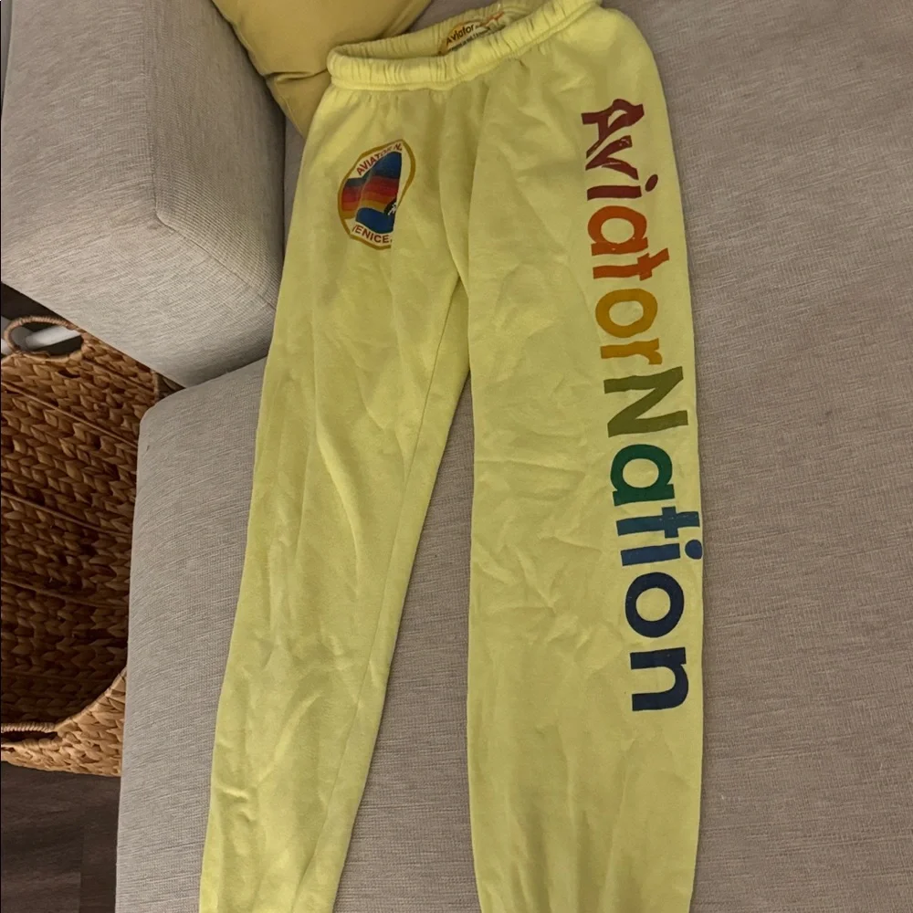 Aviator Nation Multicolor Logo Sweatpants - Picture 2 of 3
